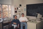 Image of my buddy Marco and his officemate at work