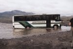 bus in water
